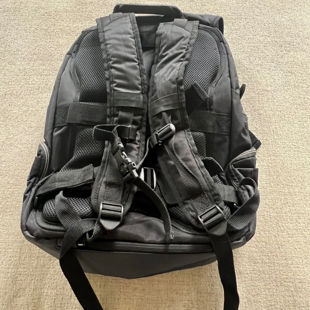 Targus AC0098 Laptop Backpack Black Ballistic Nylon Tech Travel Bag